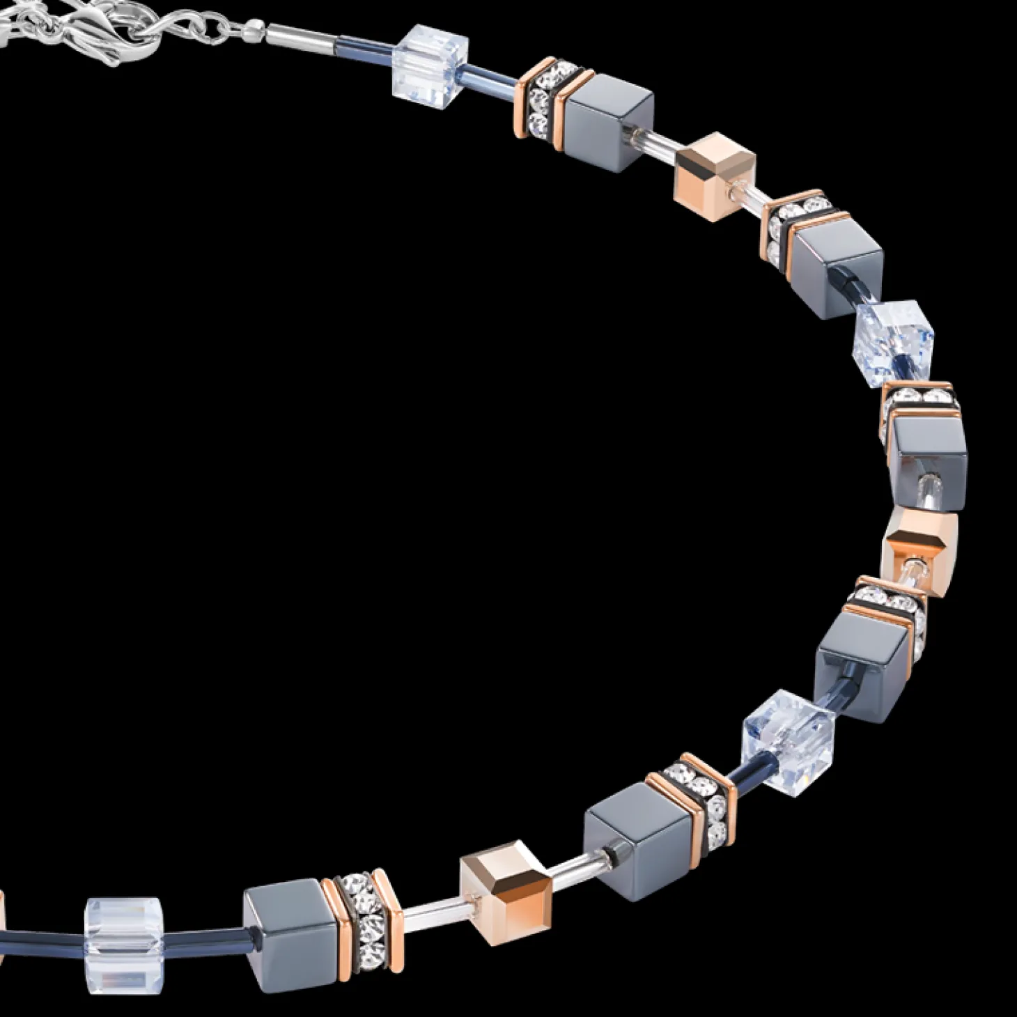 GeoCUBE® Necklace ice blue