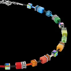 GeoCUBE® necklace multicolour rainbow