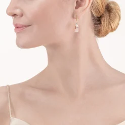 GeoCUBE® Precious Fusion Pearls earrings multicolour pastel