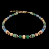 GeoCUBE® Precious Statement necklace gold-spring