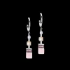 GeoCUBE® Precious Statement earrings silver-pastel