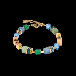 GeoCUBE® Precious Statement bracelet gold-spring