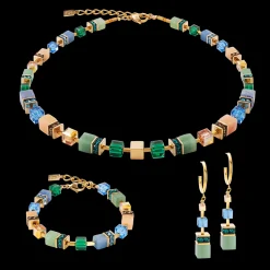 GeoCUBE® Precious Statement bracelet gold-spring