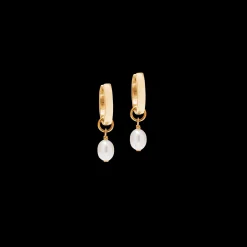 Hoop Cosmic Pearls deep gold