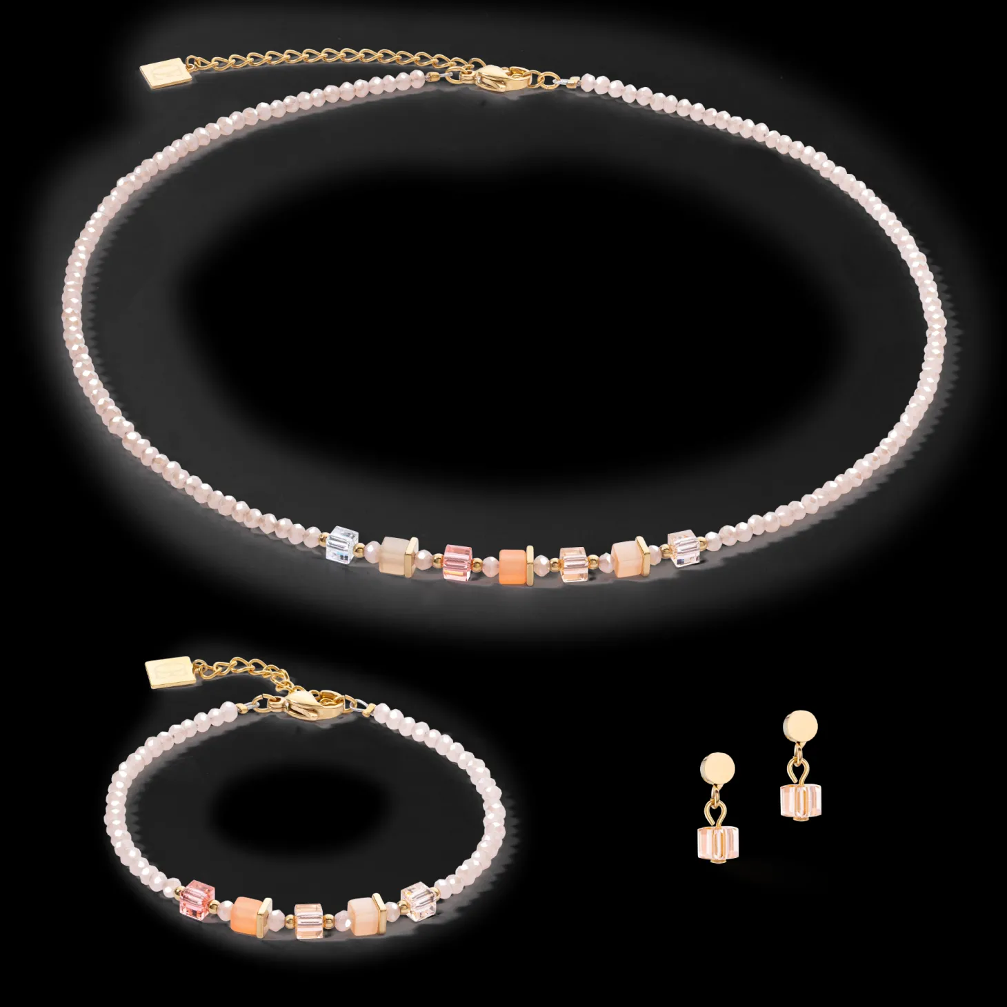 Joyful Colours necklace Apricot Crush
