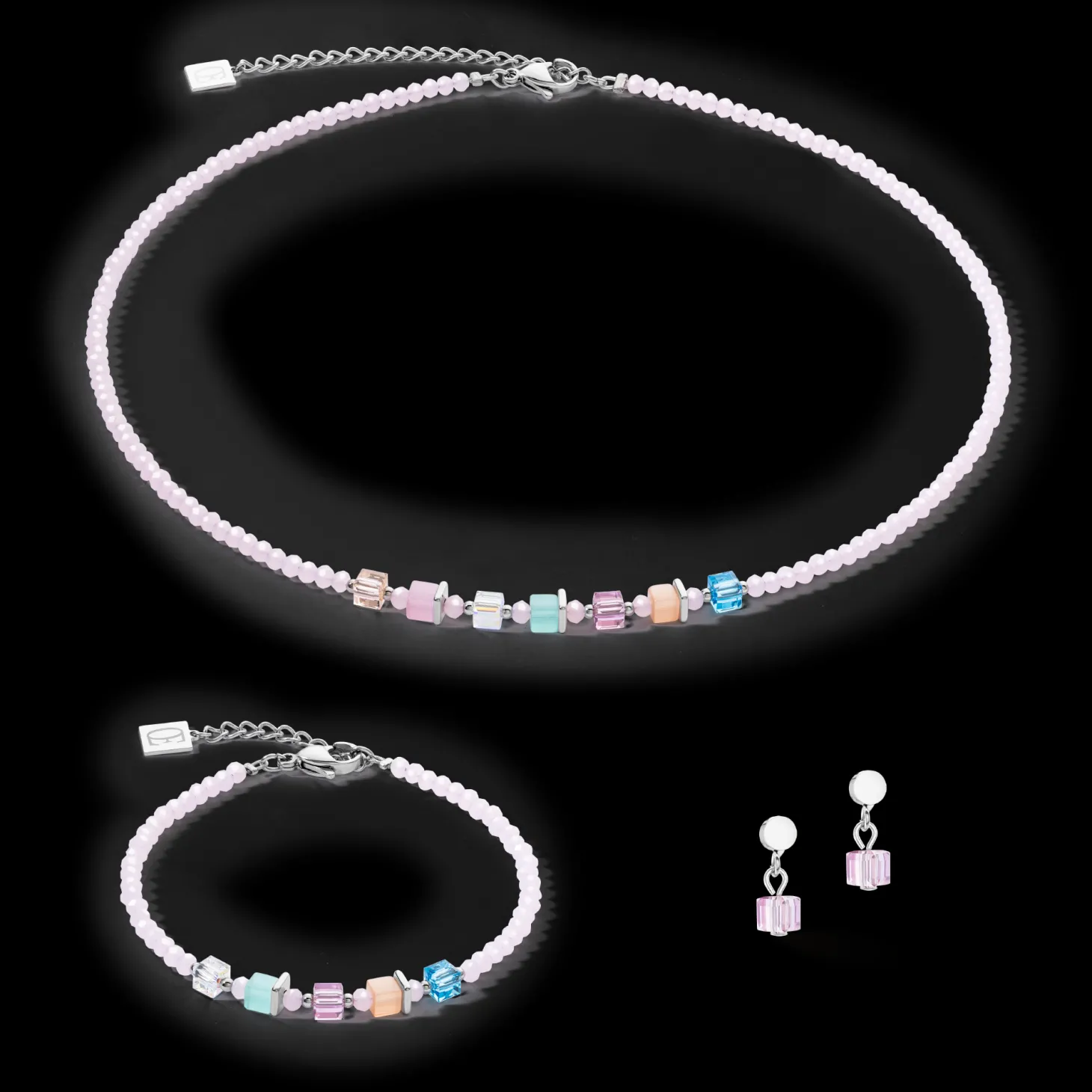 Joyful Colours necklace pink-multicolour