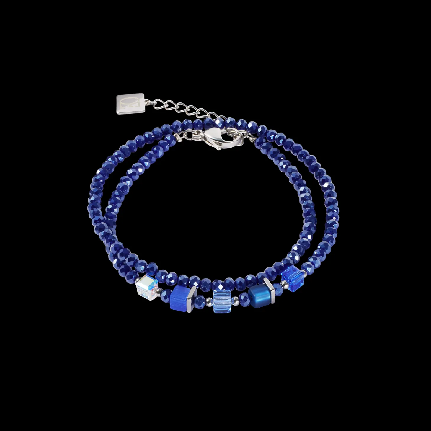 Joyful Colours Update Bracelet silver-blue