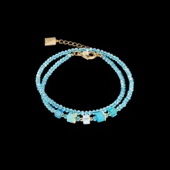 Joyful Colours Update Bracelet gold-turquoise
