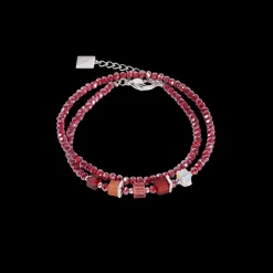 Joyful Colours Update Bracelet silver-red
