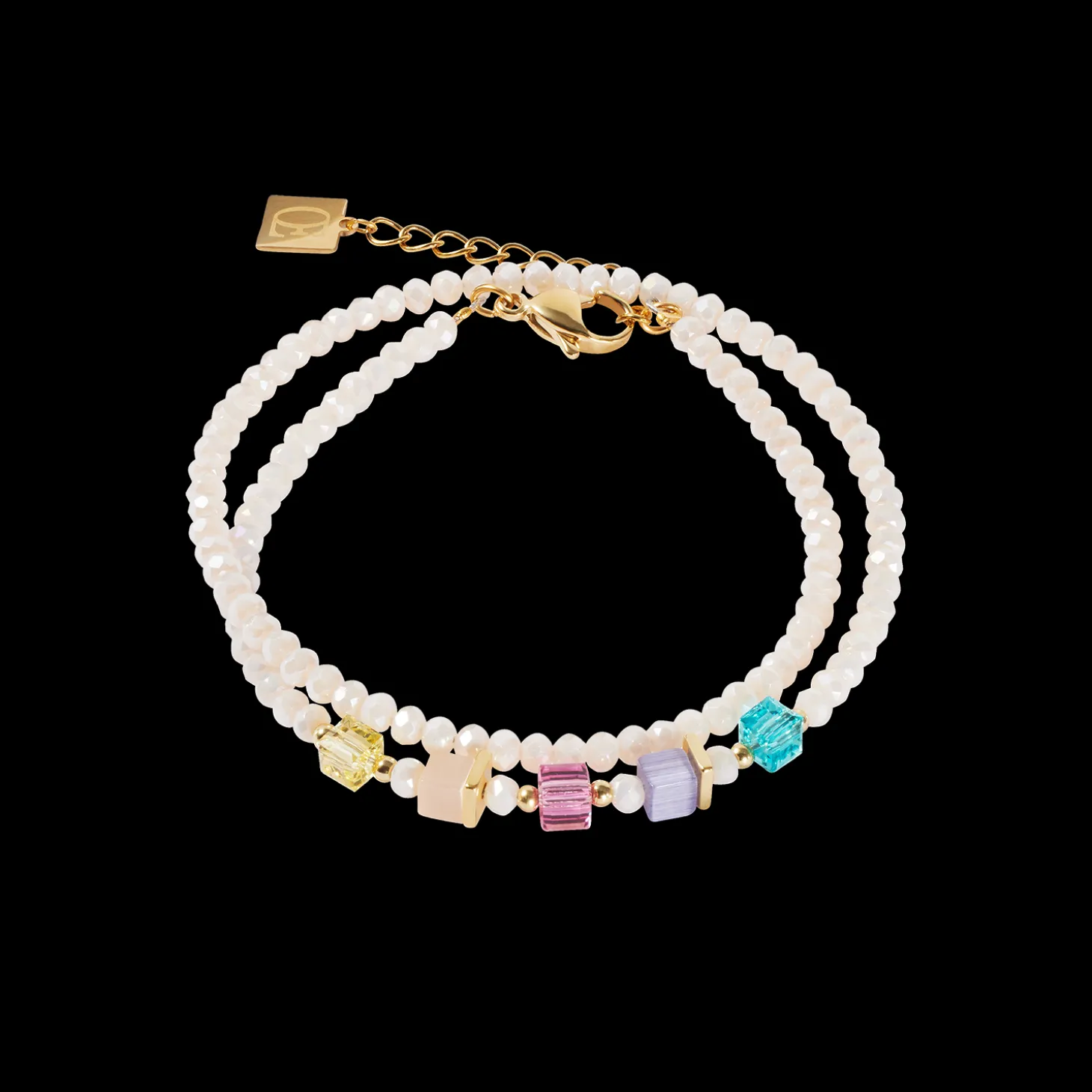 Joyful Colours Update Bracelet gold-multicolour