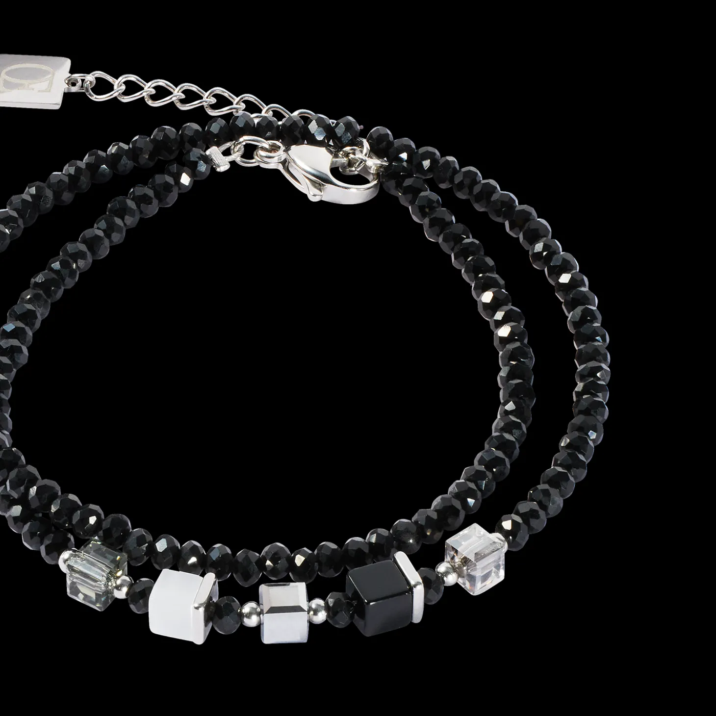Joyful Colours Update Bracelet silver-black