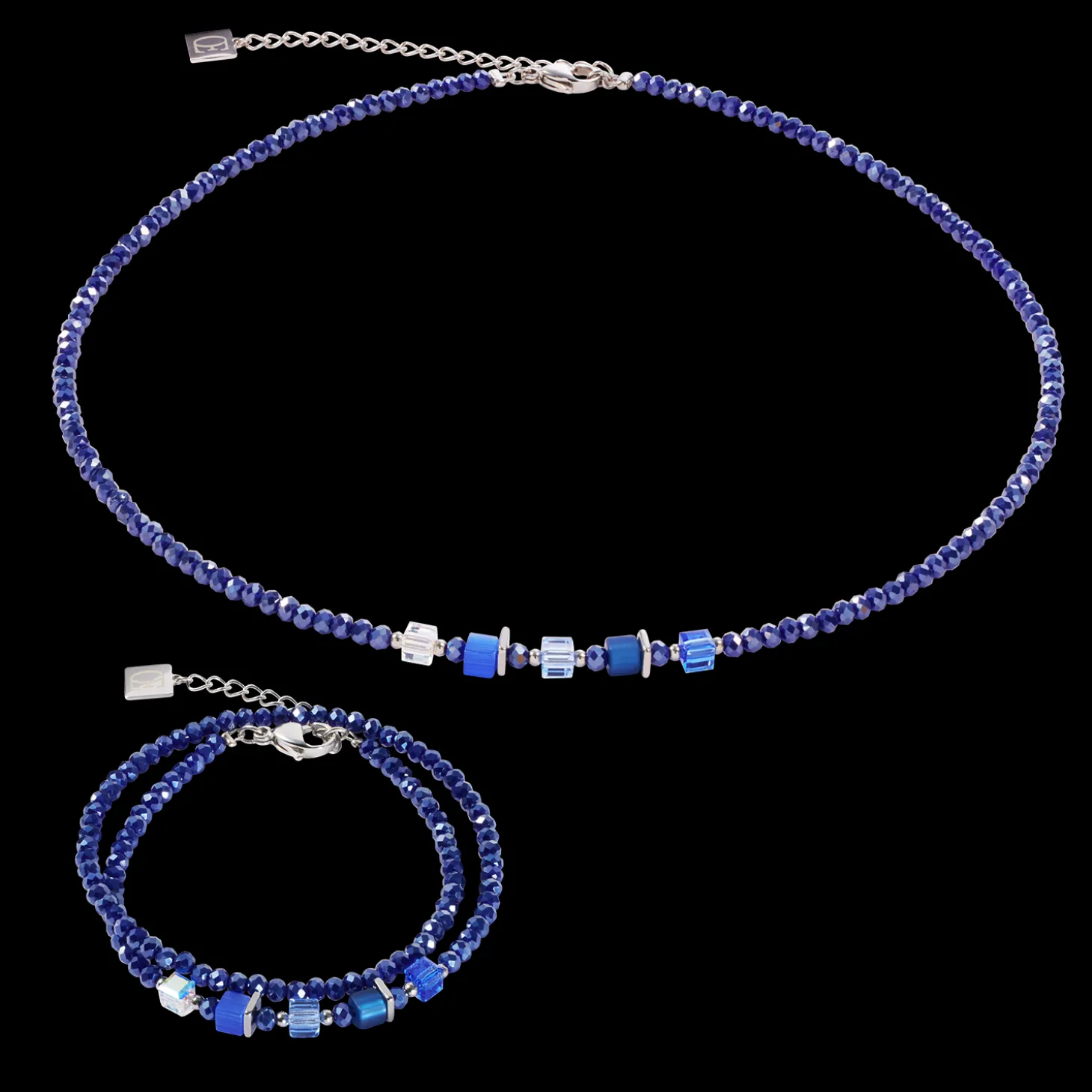 Joyful Colours Update Bracelet silver-blue