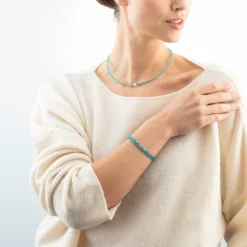 Joyful Colours Update Bracelet gold-turquoise