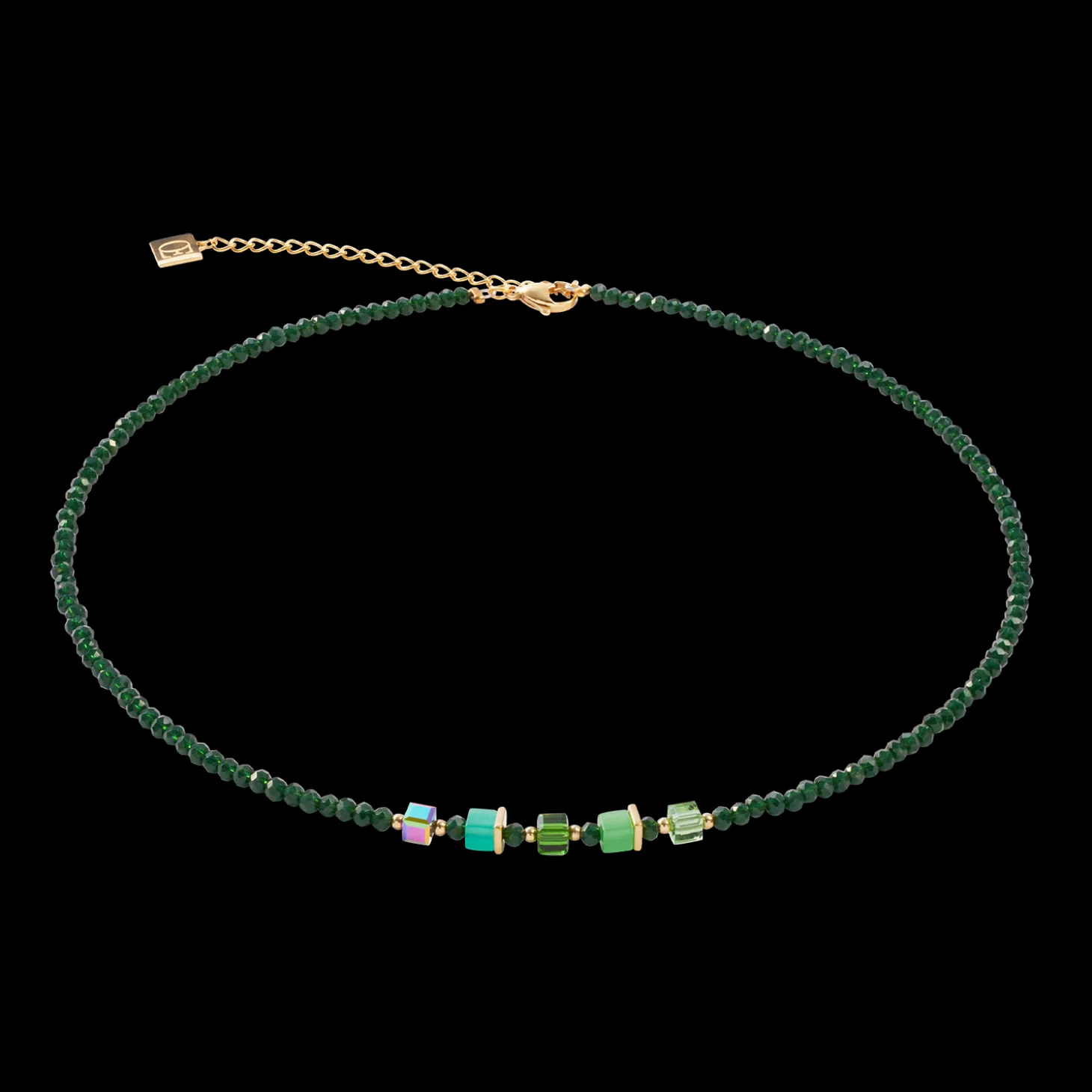 Joyful Colours Update Necklace gold-green