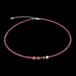 Joyful Colours Update Necklace silver-red