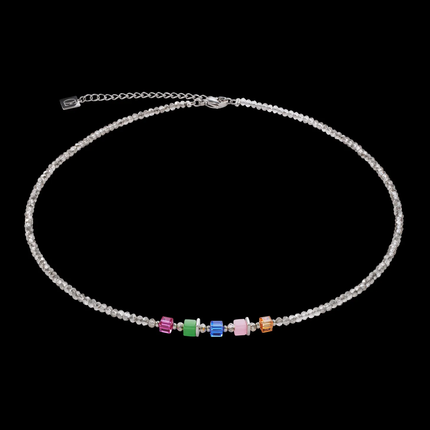 Joyful Colours Update Necklace silver-multicolour