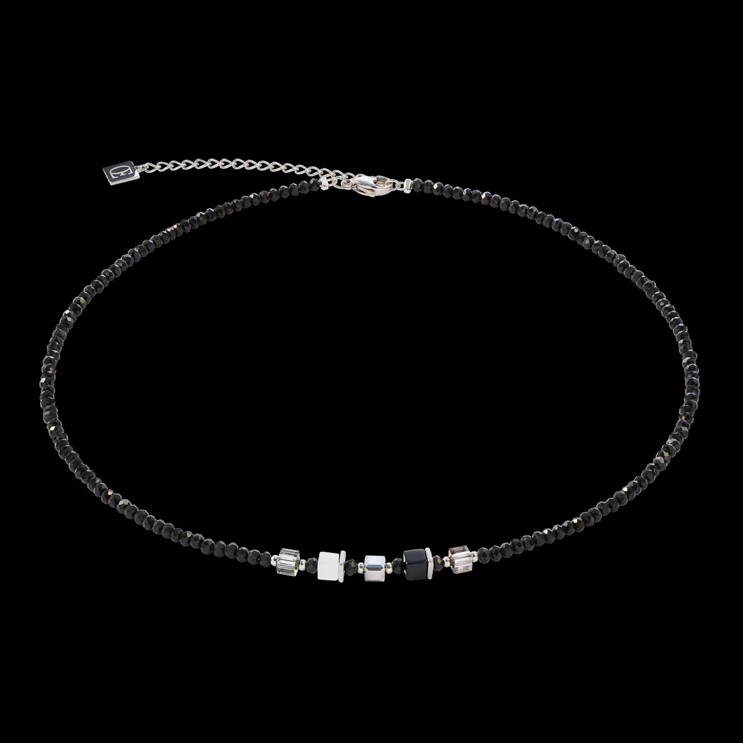 Joyful Colours Update Necklace silver-black