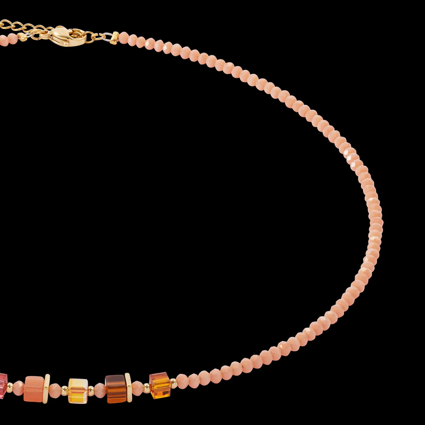 Joyful Colours Update Necklace gold-orange
