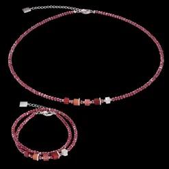 Joyful Colours Update Necklace silver-red