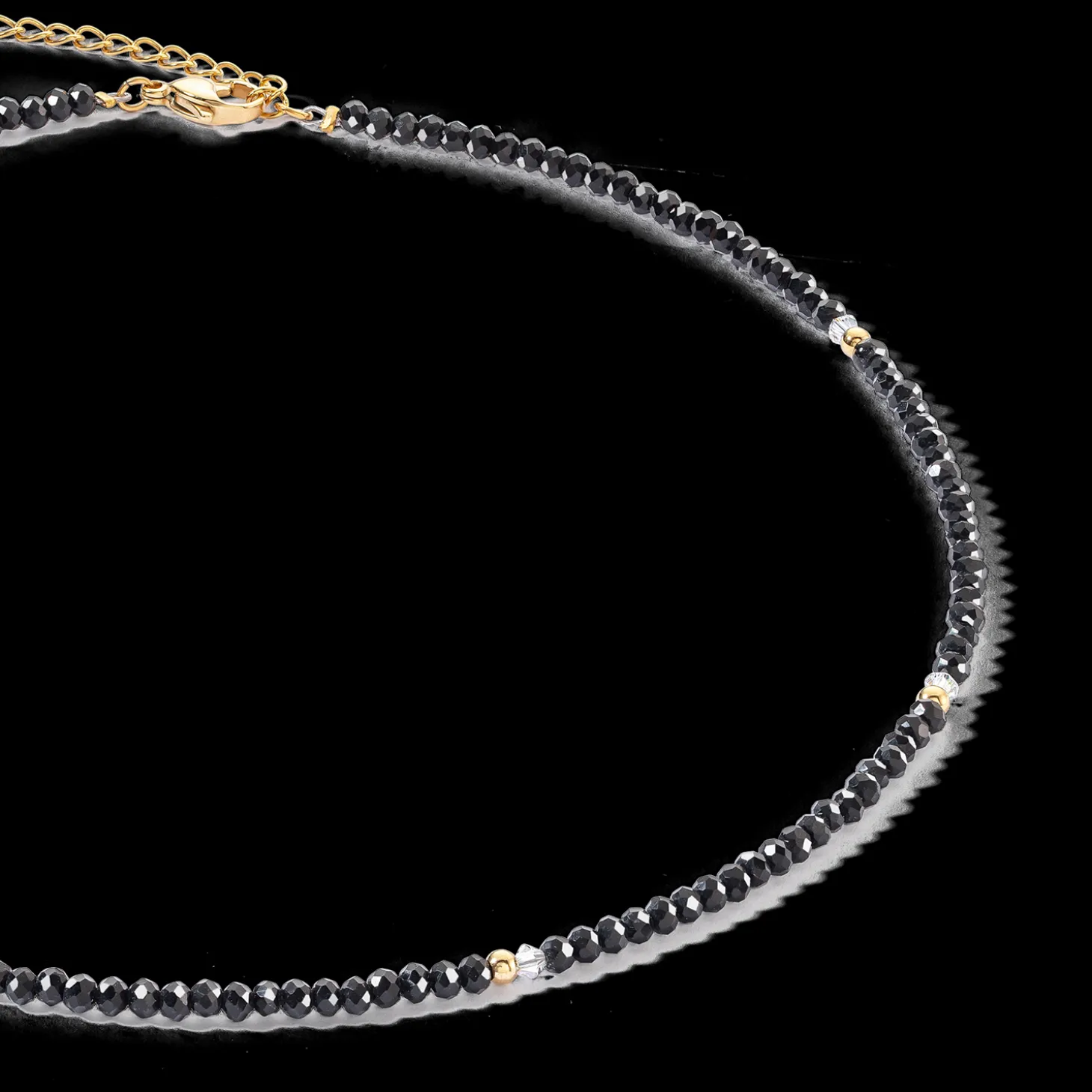 Little Twinkle necklace gold-black