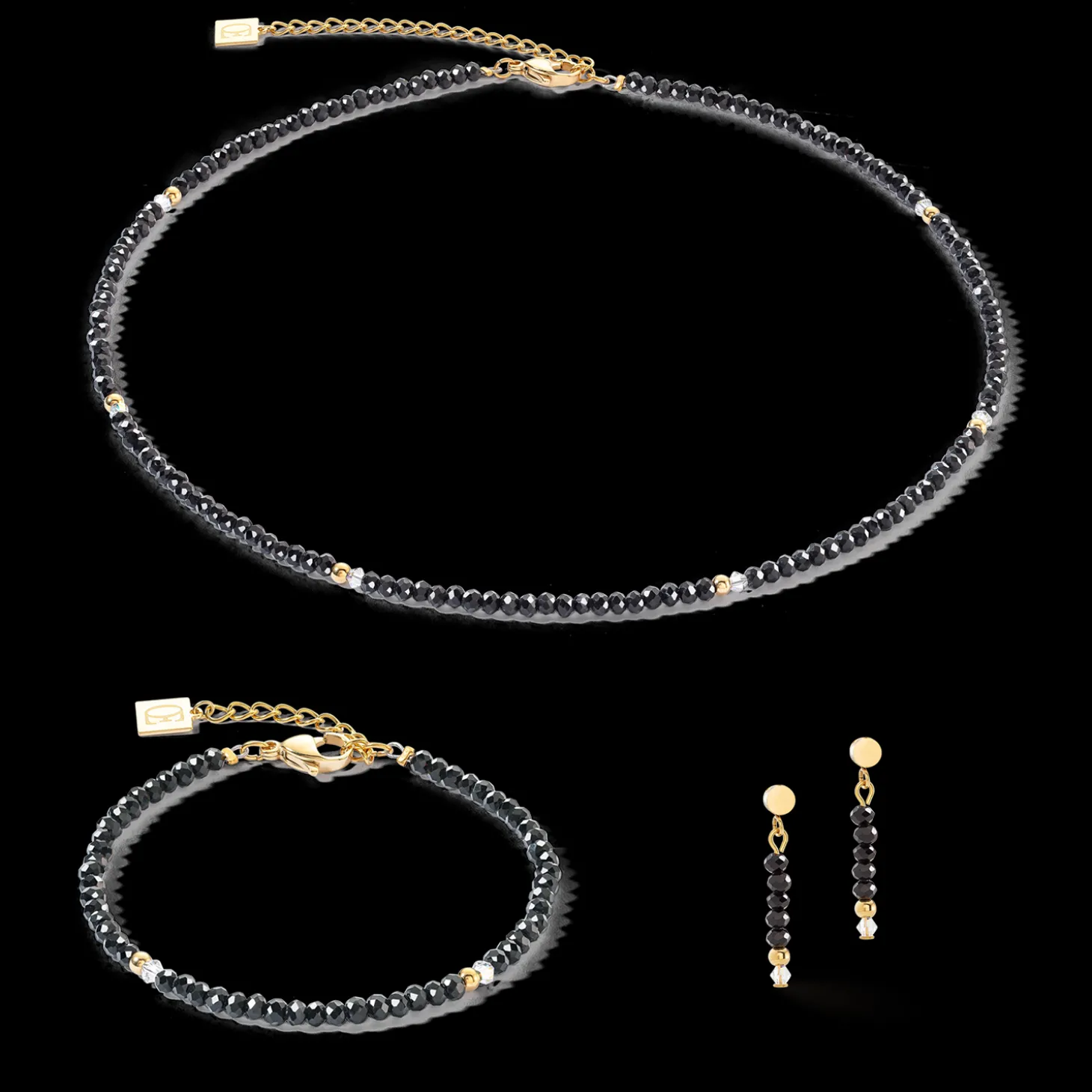 Little Twinkle necklace gold-black