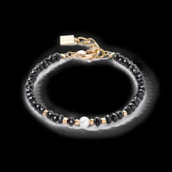 Mystic Pearl bracelet gold-black