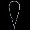 Necklace Cube Fusion Charm Silver-Ocean