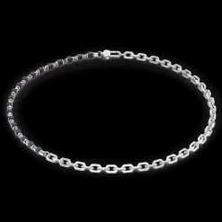 Necklace Cubes Fusion link chain black