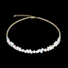 Necklace Dancing Crystals & Pearls gold