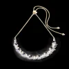 Necklace Dancing Crystals & Pearls silver-black