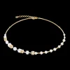 Necklace GeoCUBE® Fusion Precious Pearl Mix gold-white