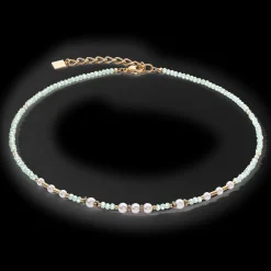 Necklace Little Twinkle Pearl Mix light green