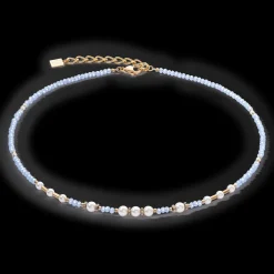 Necklace Little Twinkle Pearl Mix light blue