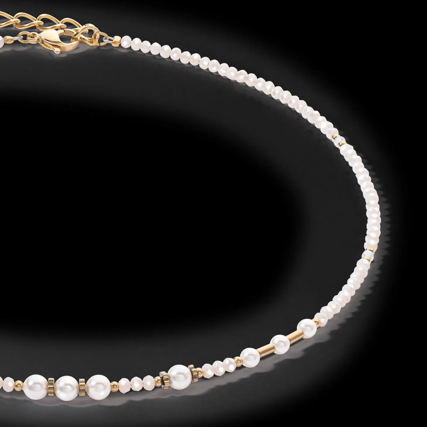 Necklace Little Twinkle Pearl Mix white