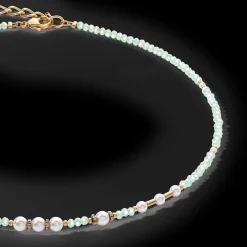 Necklace Little Twinkle Pearl Mix light green