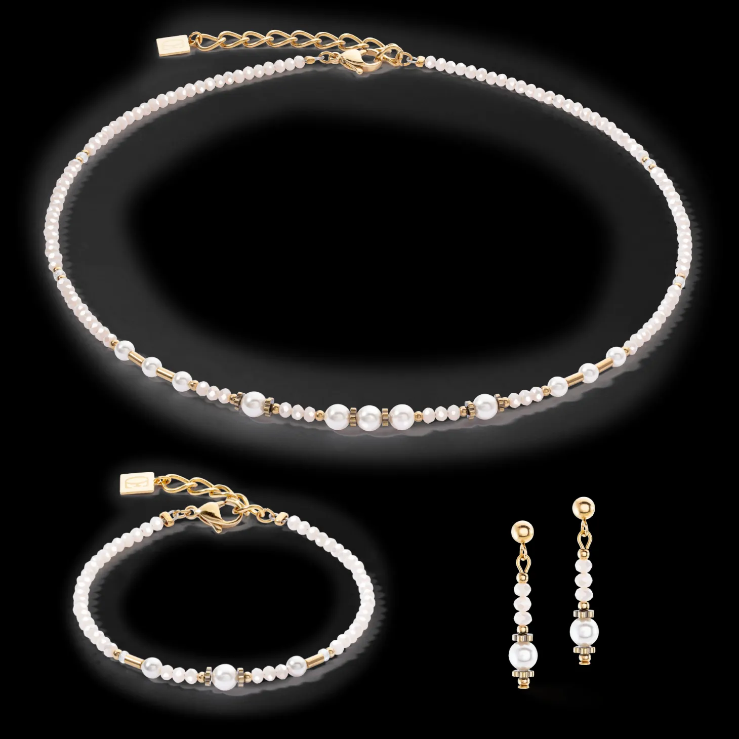 Necklace Little Twinkle Pearl Mix white