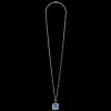 Necklace OE Amulet Square Aventurine silver-blue