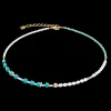 Necklace Princess Fusion Pearls turquoise