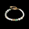 Precious Fusion Offset bracelet gold-green