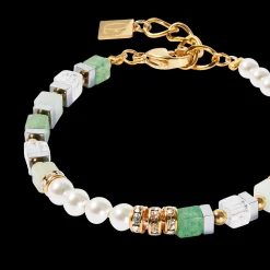 Precious Fusion Offset bracelet gold-green