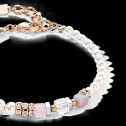 Precious Fusion Offset bracelet rose gold-ice pink
