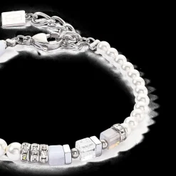 Precious Fusion Offset bracelet silver-ice blue