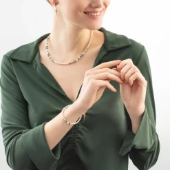 Precious Fusion Offset bracelet gold-green