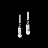 Precious Fusion Offset earrings silver-ice blue