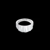Ring Classic Wave Silber