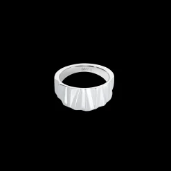 Ring Classic Wave Silber
