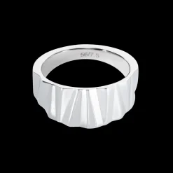 Ring Classic Wave Silber