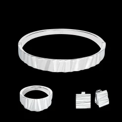 Ring Classic Wave Silber