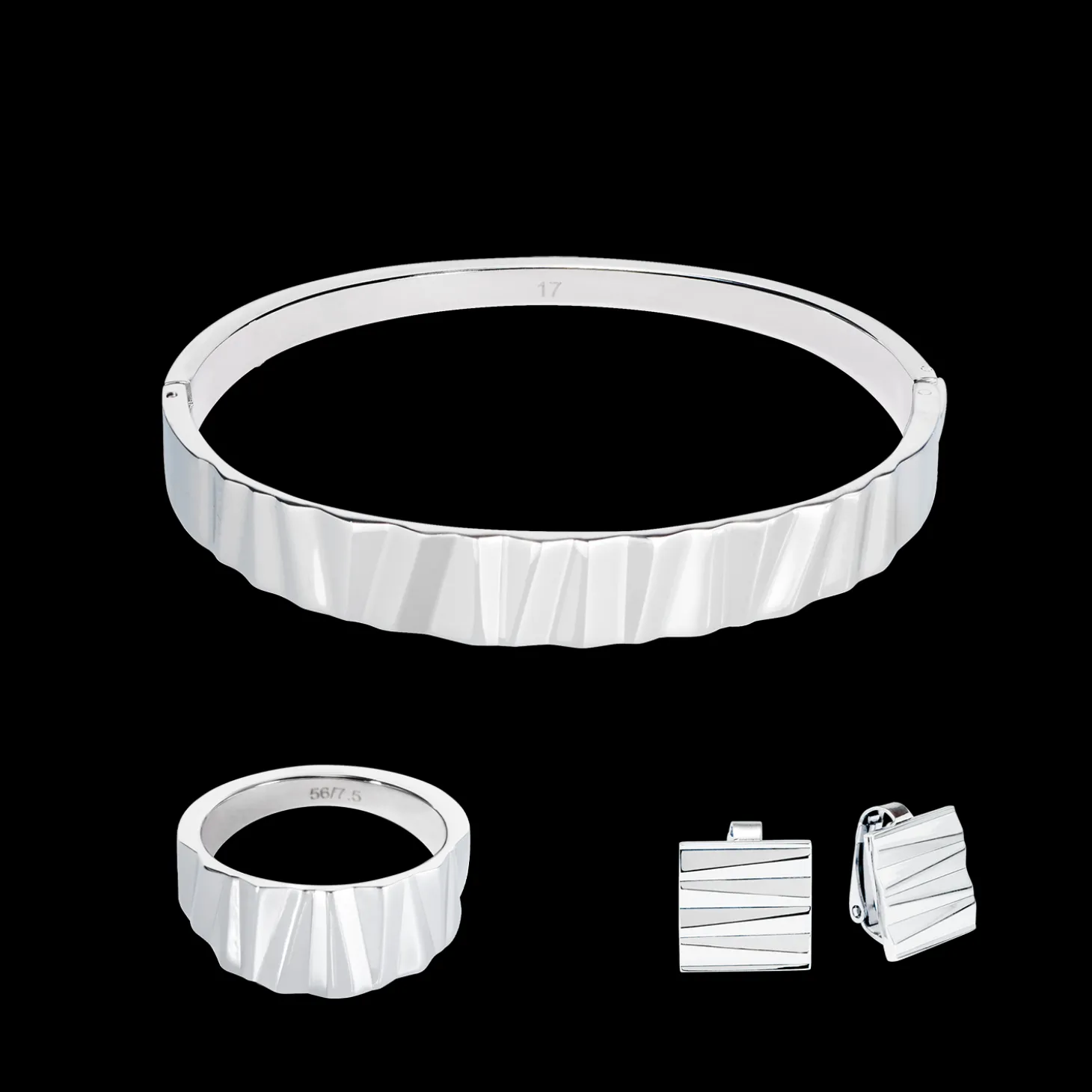 Ring Classic Wave Silber