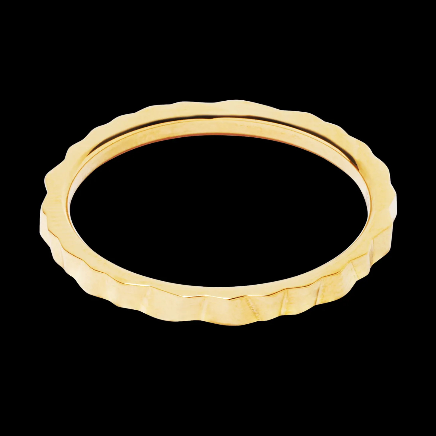 Ring Slim Wave Gold